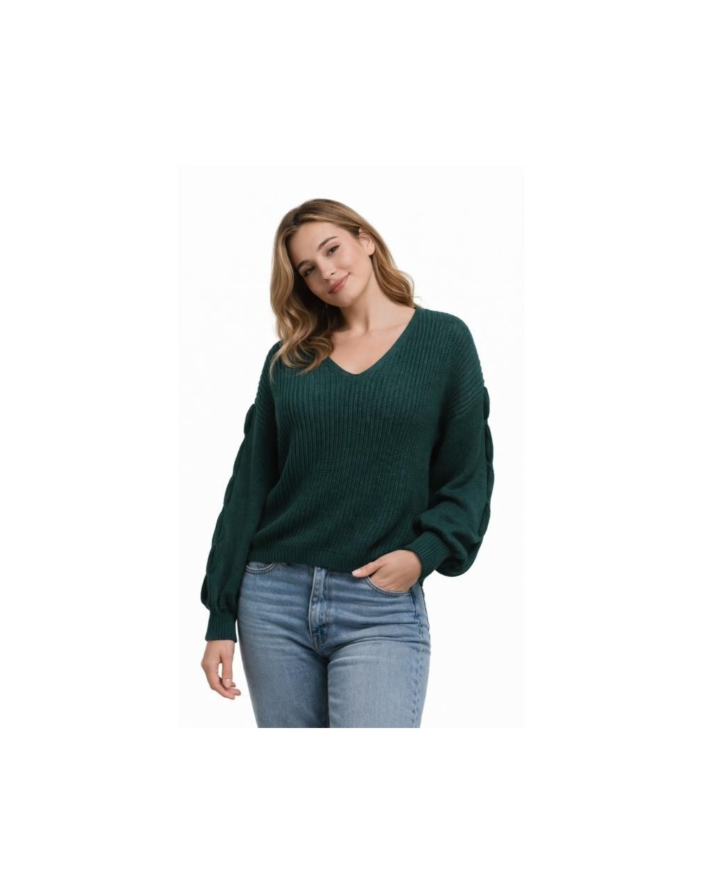 Suéter Trenzado Tejido Mujer | Sweater Artesanal en Algodón | Tejidos Alcor