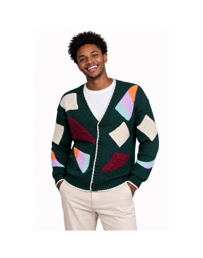 Cárdigan Unisex Tejido en Algodón | Suéter Artesanal | Tejidos Alcor