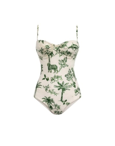 Vestido de baño enterizo Selva Verde Sanbaia