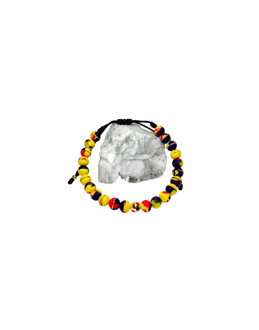 Pulsera Balón Colombia Neopreno y Acero 