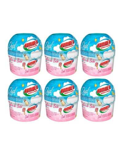 Humidex Dual Talco de Bebé x 6 unidades