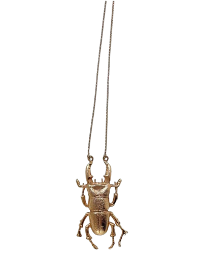 Collar escarabajo lucano ciervo