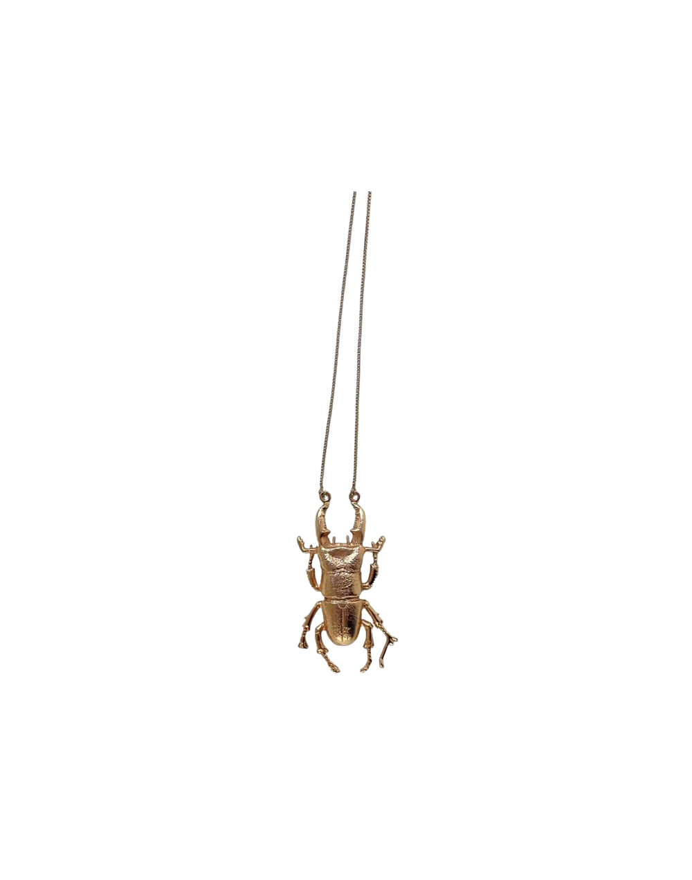 Collar escarabajo lucano ciervo
