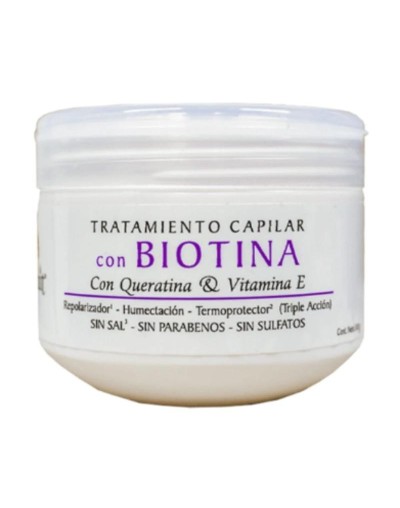 Lehit Tratamiento Capilar Con Biotina Con Queratina Y Vitamina E 300g