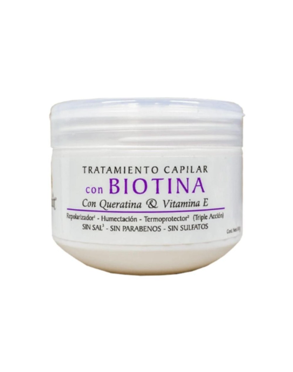 Lehit Tratamiento Capilar Con Biotina Con Queratina Y Vitamina E 300g