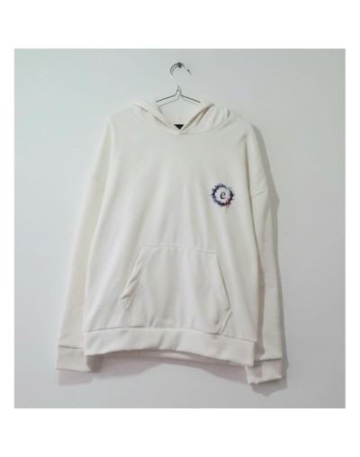 Hoodie con estampado Euler color marfil Unisex  Fizca