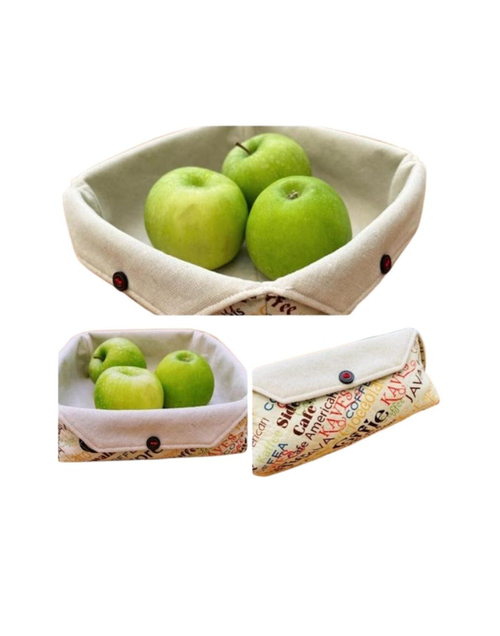 Cesta en Tela Panera multiusos