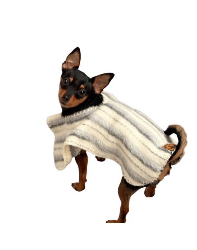 Ruana para mascotas sin capota Carranguera