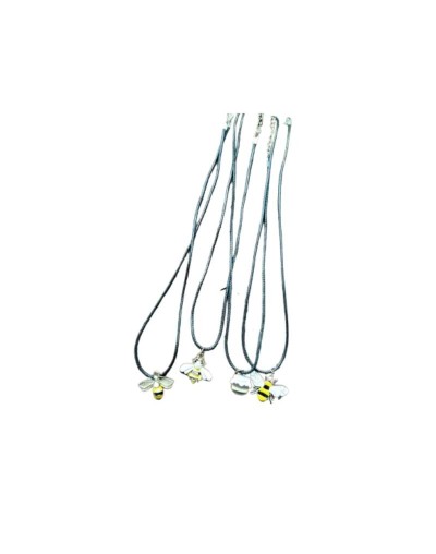 Collar de abejas elegante | Dije delicado y moderno para mujer