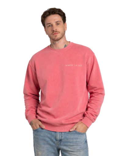 Buzo Sandia - Bordado Seguir La Luz 