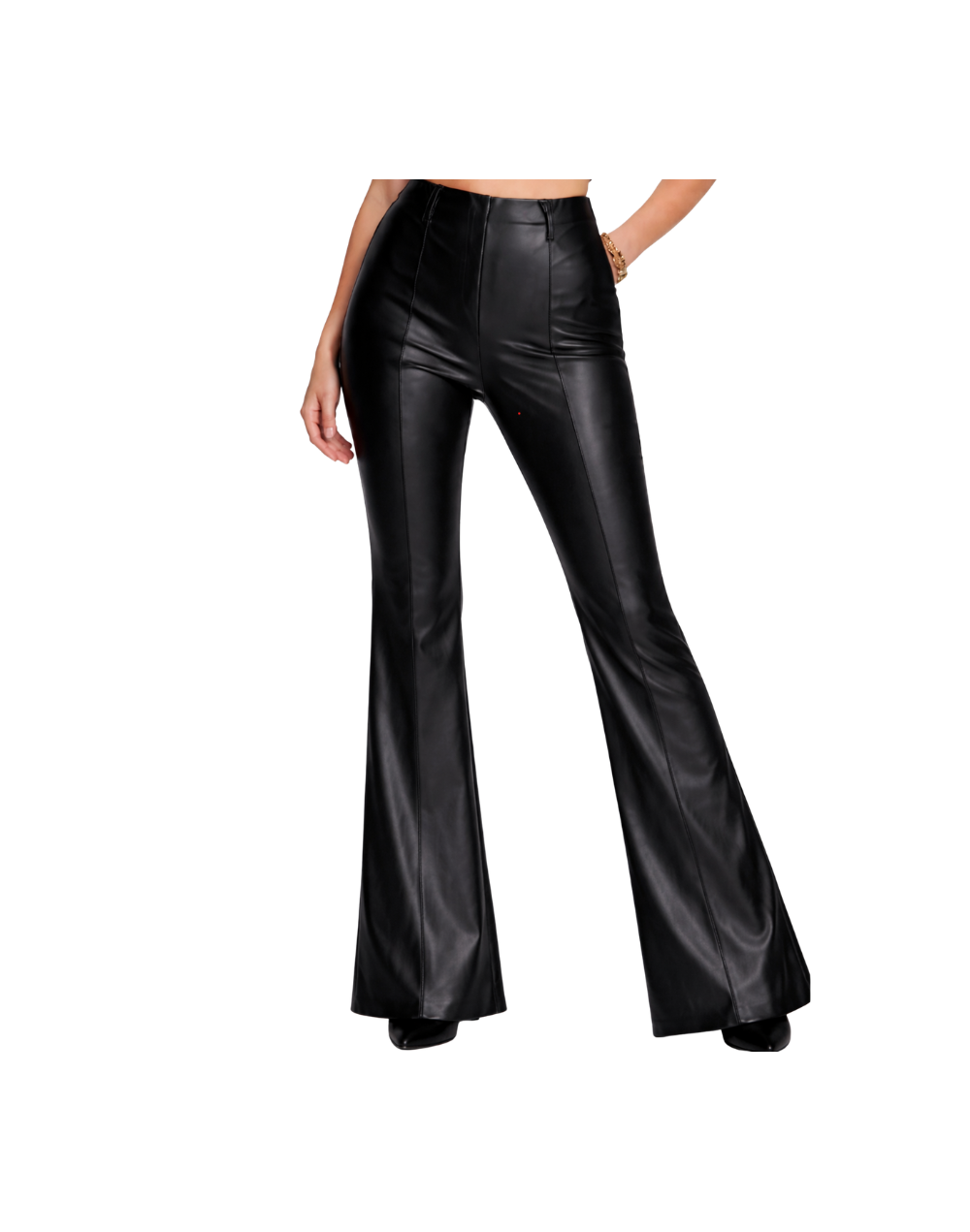 Pantalón Bota Campana en Polipiel PN08
