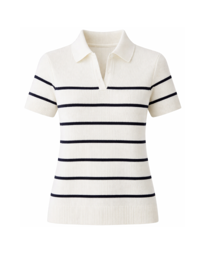 Blusa Tejida Cuello Polo DH BL24