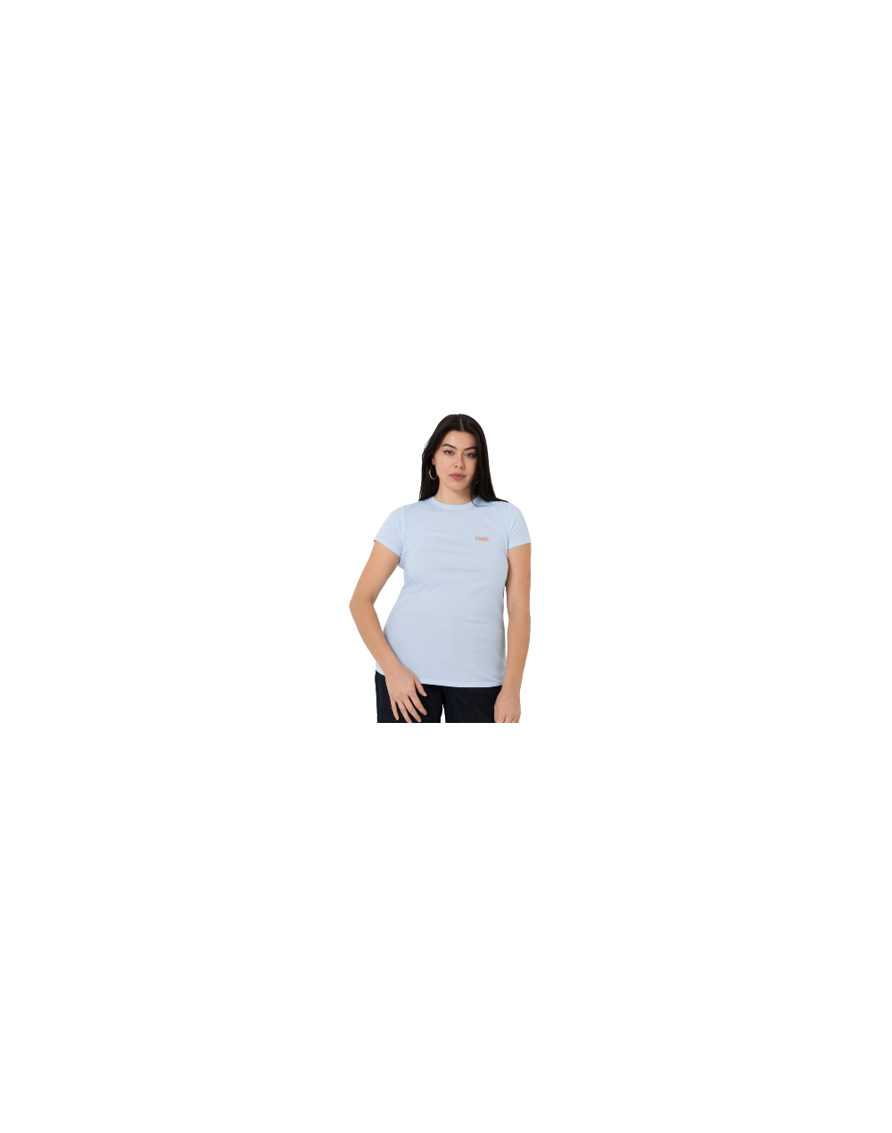 Camiseta Celeste – Bordado Faith