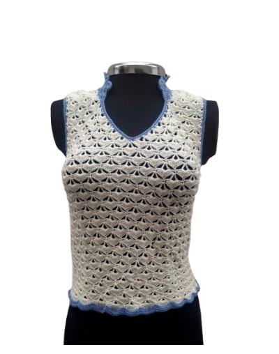 Blusa amanecer crochet