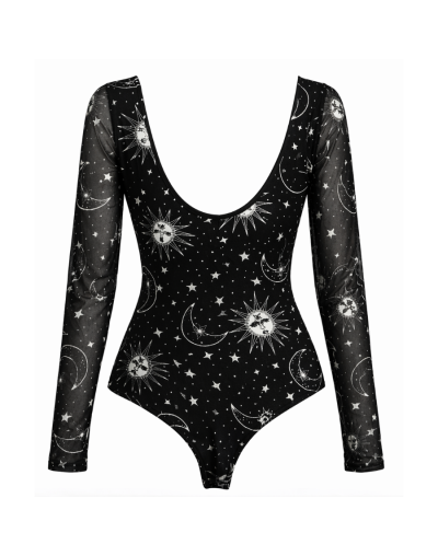 Bodi Mayatex estampado luna BO15