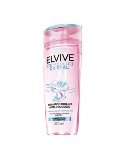 L'Oréal Paris Elvive Glycolic Cristal Shampoo Brillo Anti-Residuos