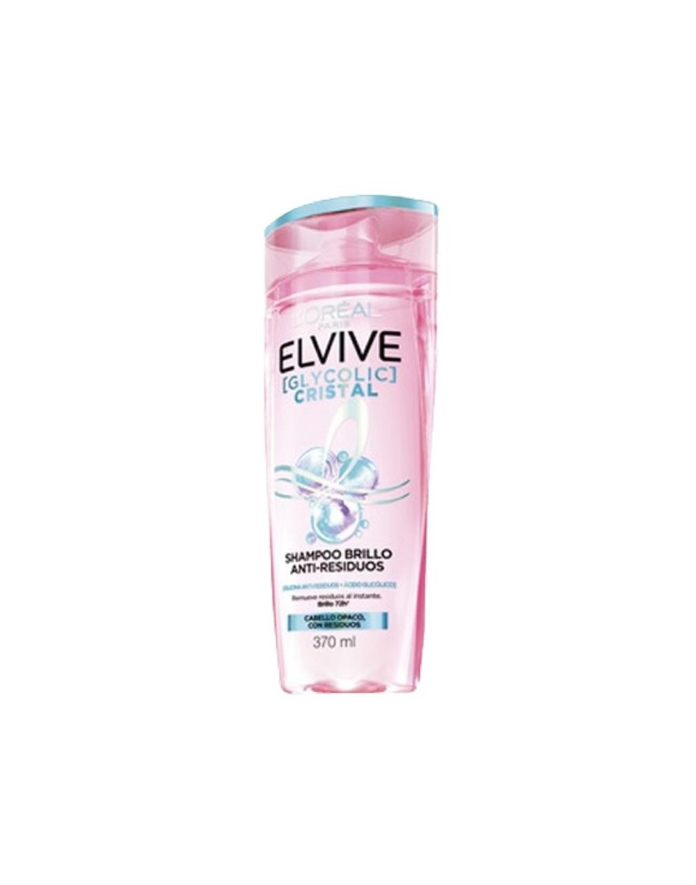 L'Oréal Paris Elvive Glycolic Cristal Shampoo Brillo Anti-Residuos