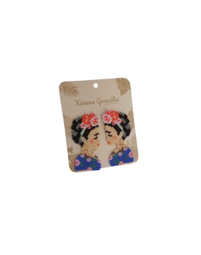 Aretes en Miyuki Frida 