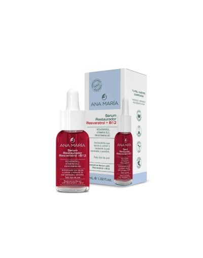 Ana María Serum Restaurador Resveratrol + B12