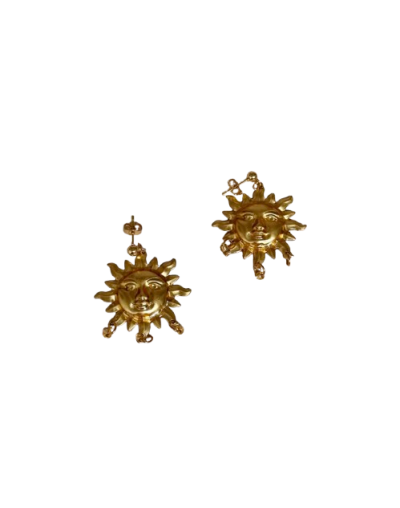 Aretes Sun face