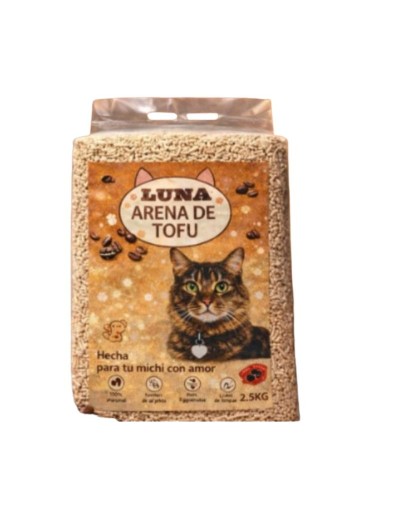 ARENA DE TOFU PARA GATOS 2.5KG