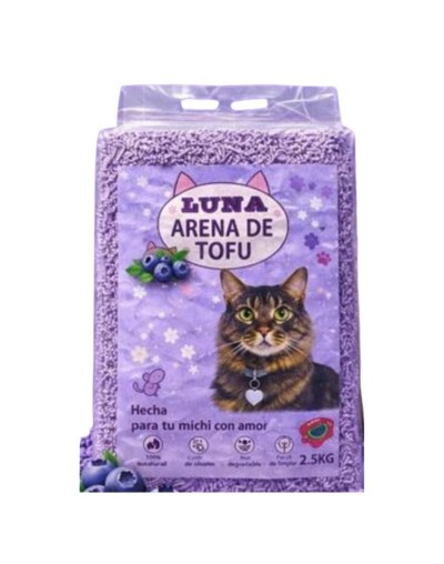 ARENA DE TOFU PARA GATOS 2.5KG