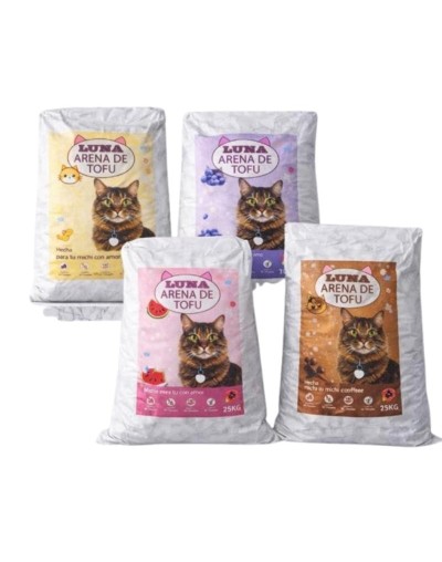 ARENA DE TOFU PARA GATOS 25 KG