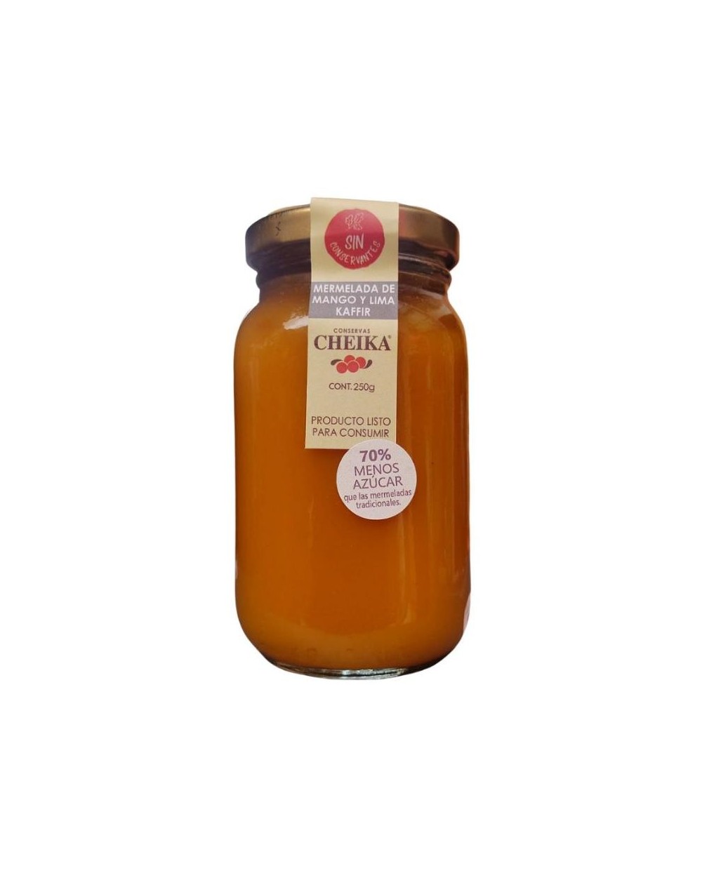 Mermelada de mango y lima kaffir