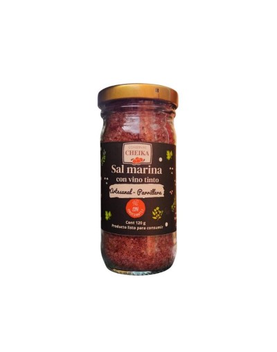 sal marina con vino
