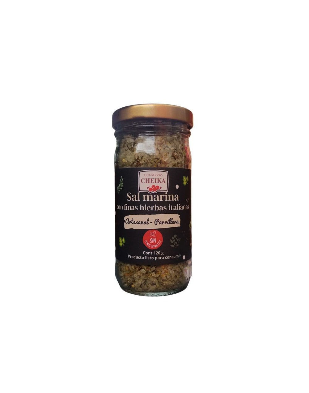 sal marina con hierbas italianas