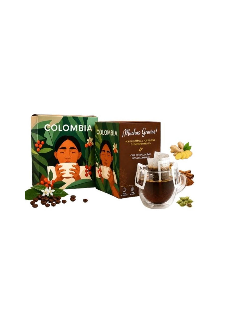 Drip Coffee con Especias | Café Especialidad Colombia