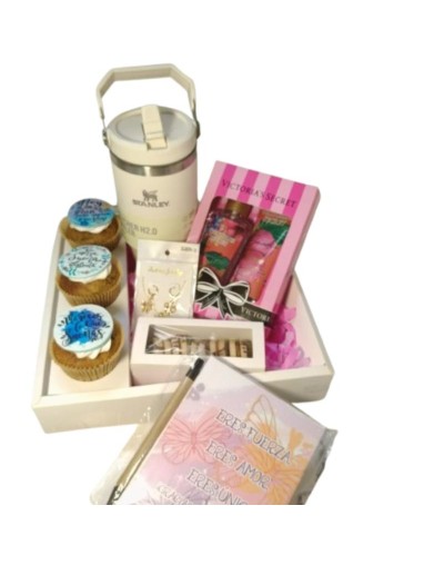 Ancheta Luxury Día de Mamá – Kit Stanley & Victoria's Secret y Cupcakes Claquis