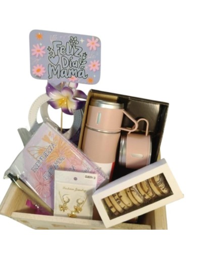 Ancheta Día de Mamá – Kit Caja Madera Claquis