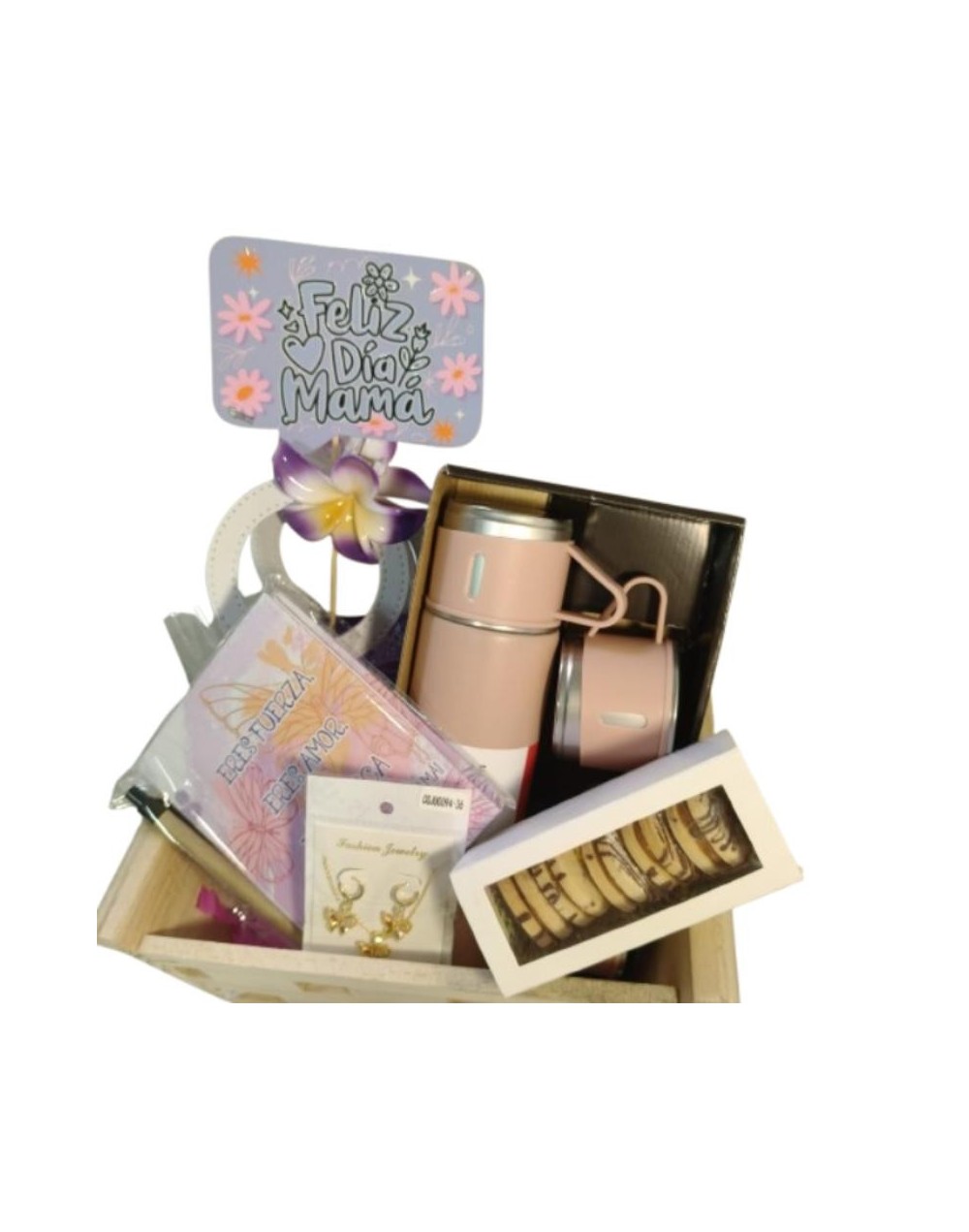 Ancheta Día de Mamá – Kit Caja Madera Claquis