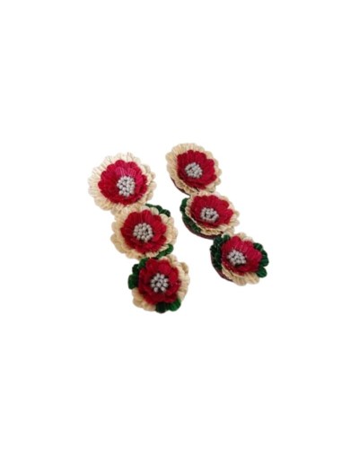 ARETES EN AMERO FLORES 
