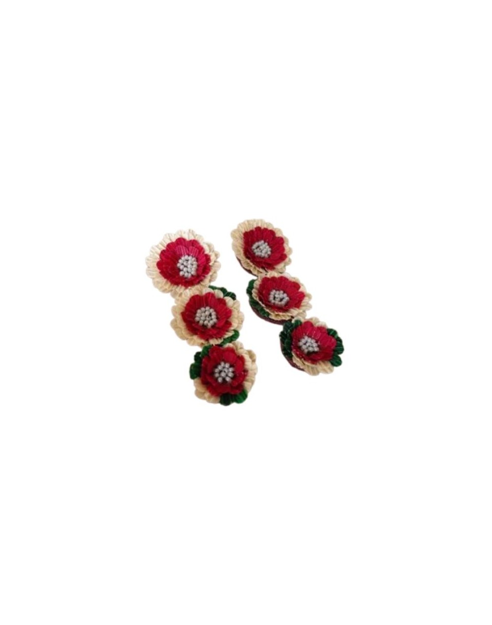 ARETES EN AMERO FLORES 