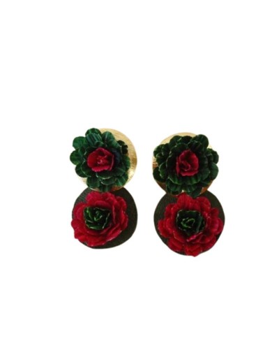 ARETES EN AMERO  BUGANVILLA