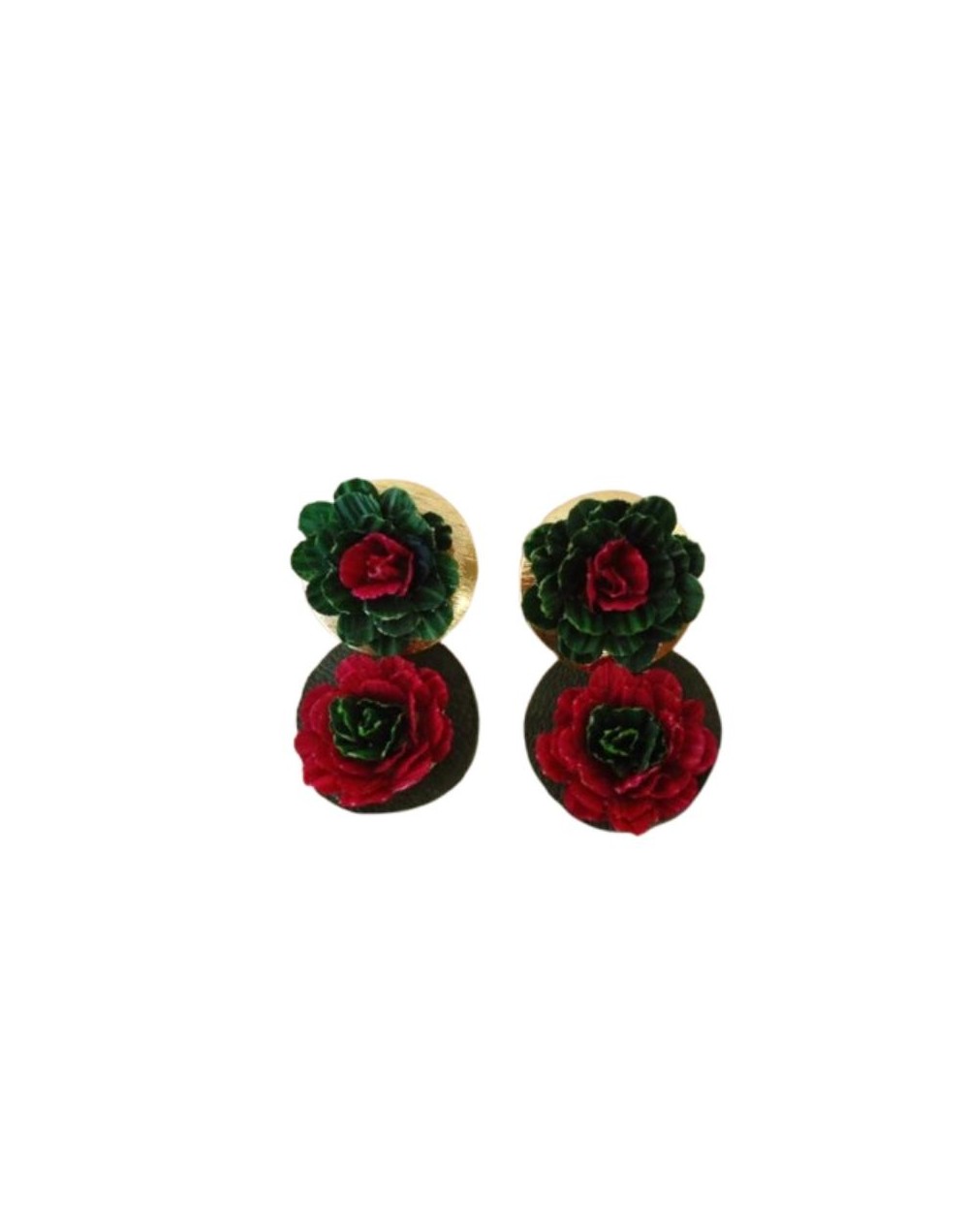 ARETES EN AMERO  BUGANVILLA