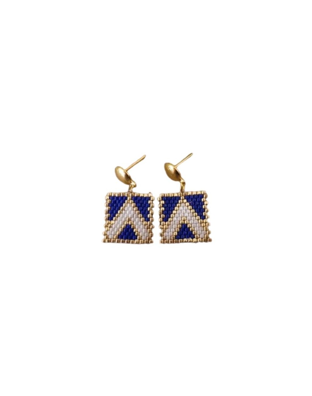 ARETES EN CRISTALES AZULES 