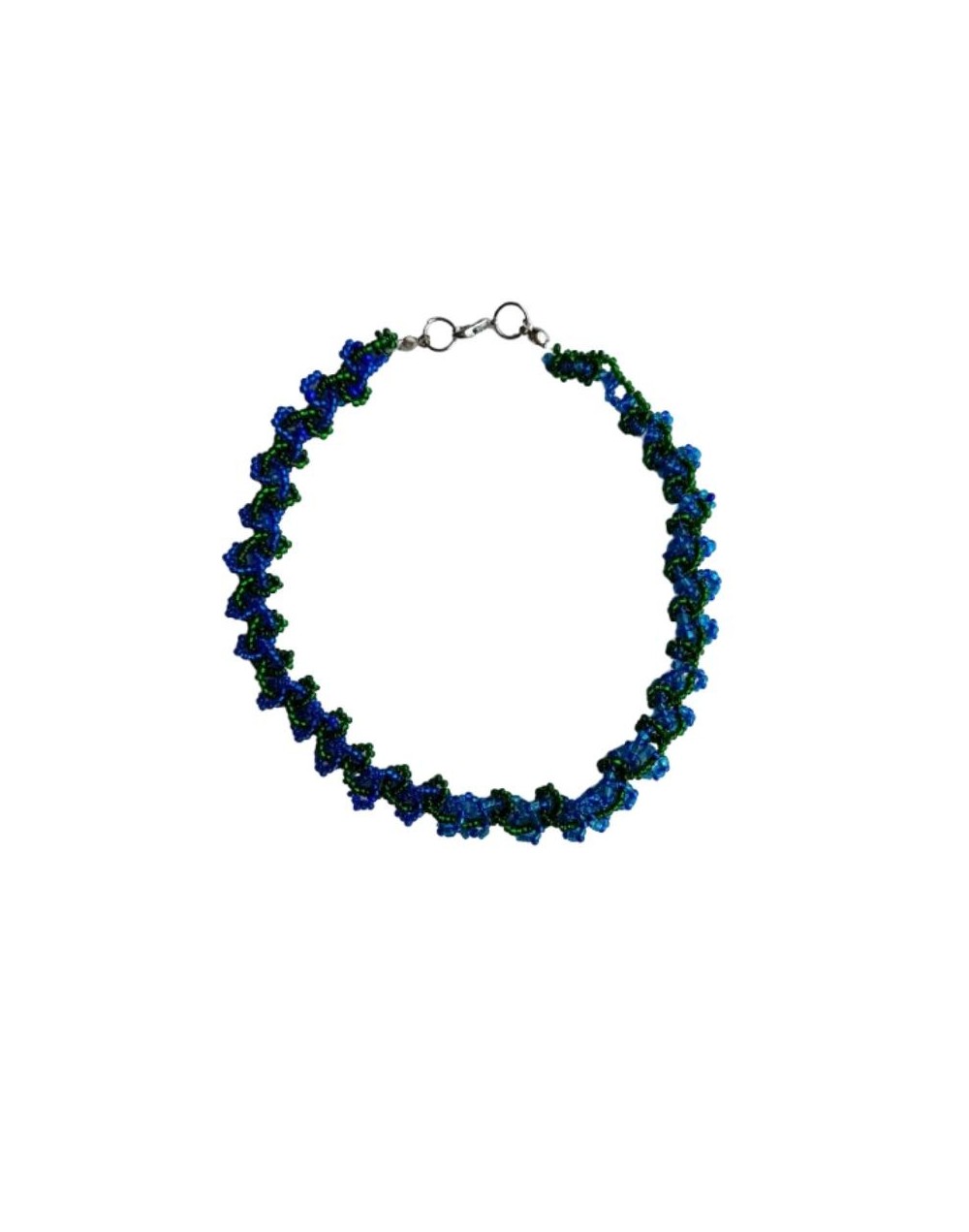 Collar Gargantilla de Mostacillas en Macramé 