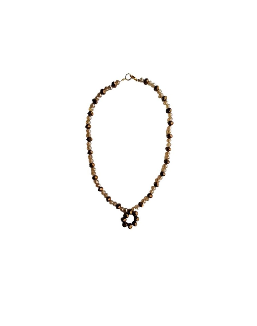 Collar Gargantilla de Muranos Dorados 