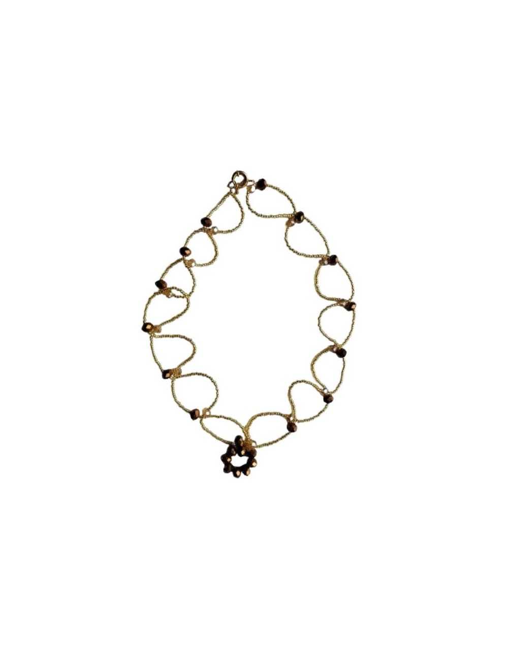 Collar Gargantilla en Muranos y Mostacillas 