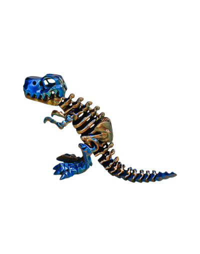 impresión 3d, t rex, esqueleto dinosaurio.