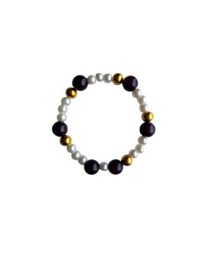 Pulsera de Perlas y Cristales 