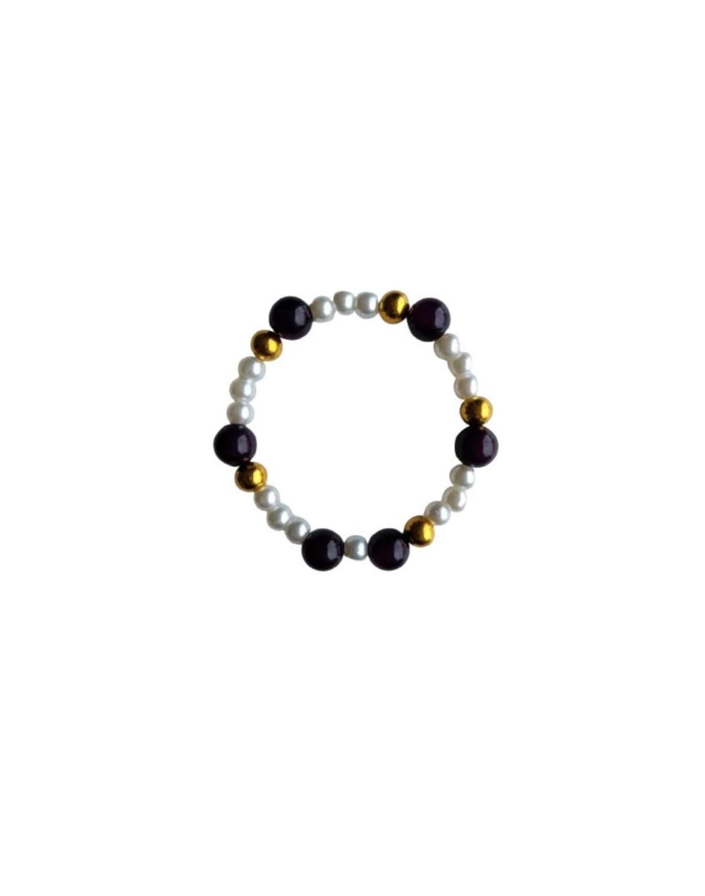 Pulsera de Perlas y Cristales 