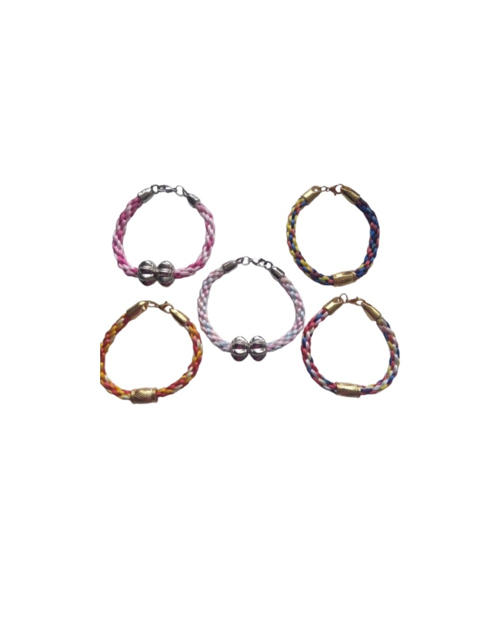 Pulseras Kumihimo Multicolor 