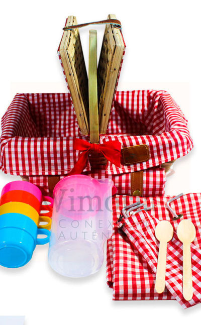 Cesta kit picnic family en guadua (9003)