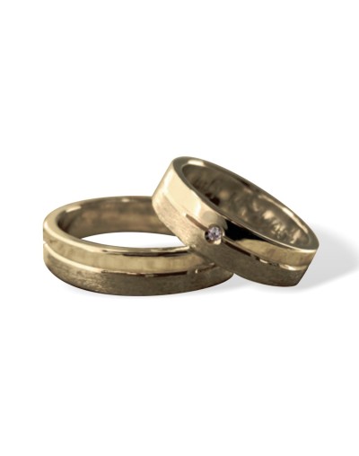 Argollas de matrimonio caminos