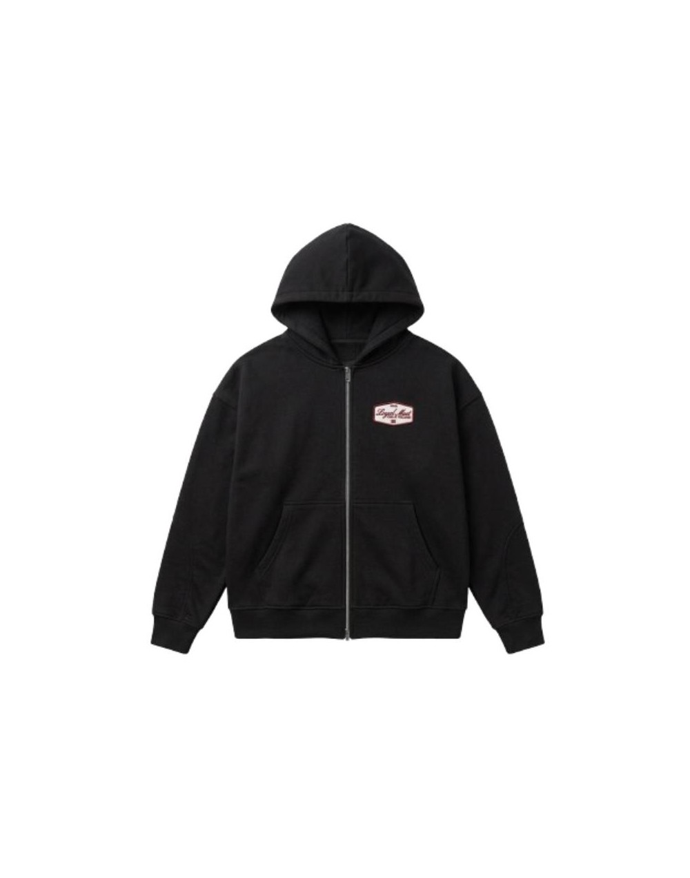 HODDIE NEGRO ZIPPER DOBLE ZIP