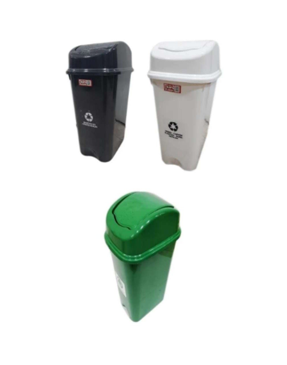 Trío De Caneca De 60 Litros Para Punto Ecológico